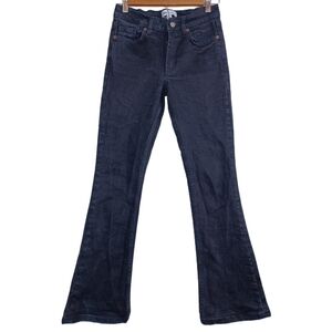 Zara The Disco Pant Black Flare Jeans Sz 0
